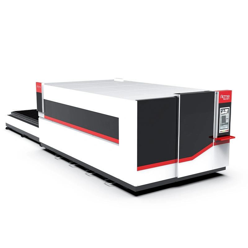 CNC-Faser-Laser-Schneidemaschine Raycus Laserquelle Raytools Laser Kopf Cypcut Control System, Vollständige Abdeckung