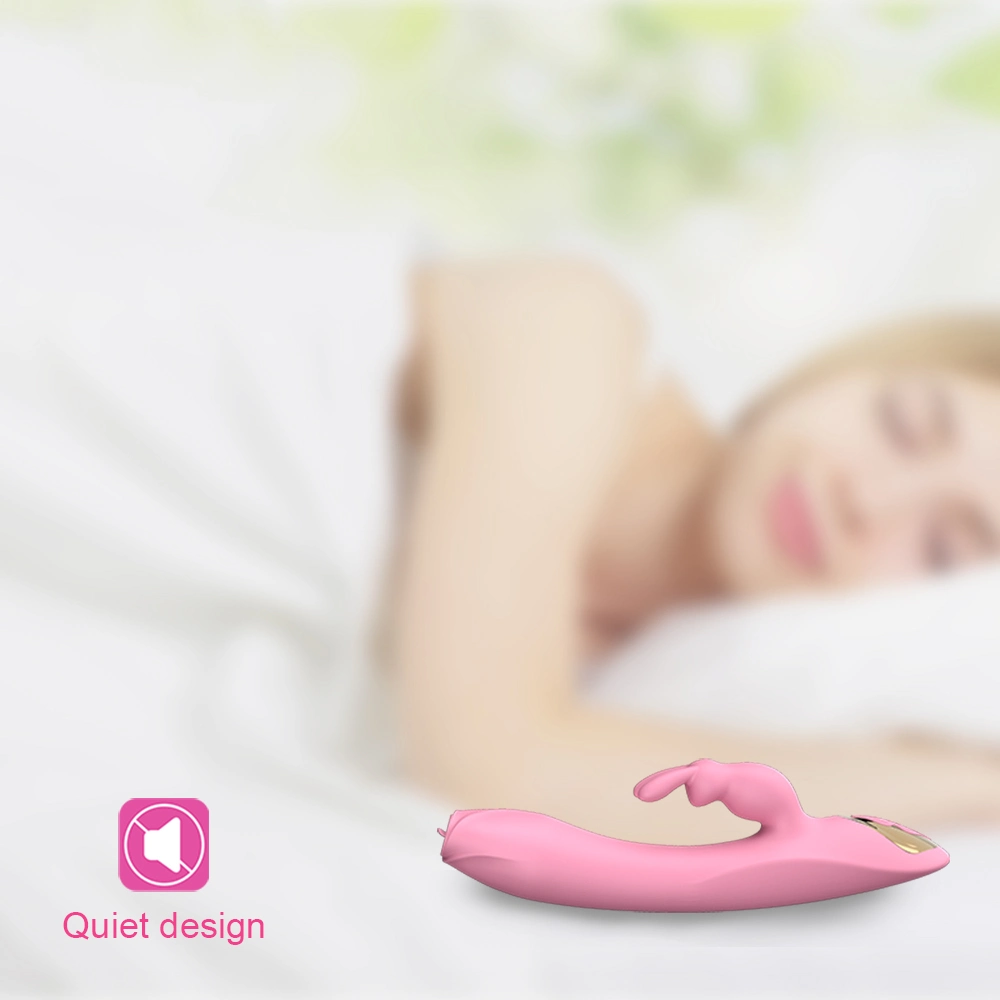 Vibrador de Silicone Recarregável à Prova d'Água com Motores Duplos para Estimulação do Ponto G Feminino, Brinquedo Sexual para Mulheres e Casais.