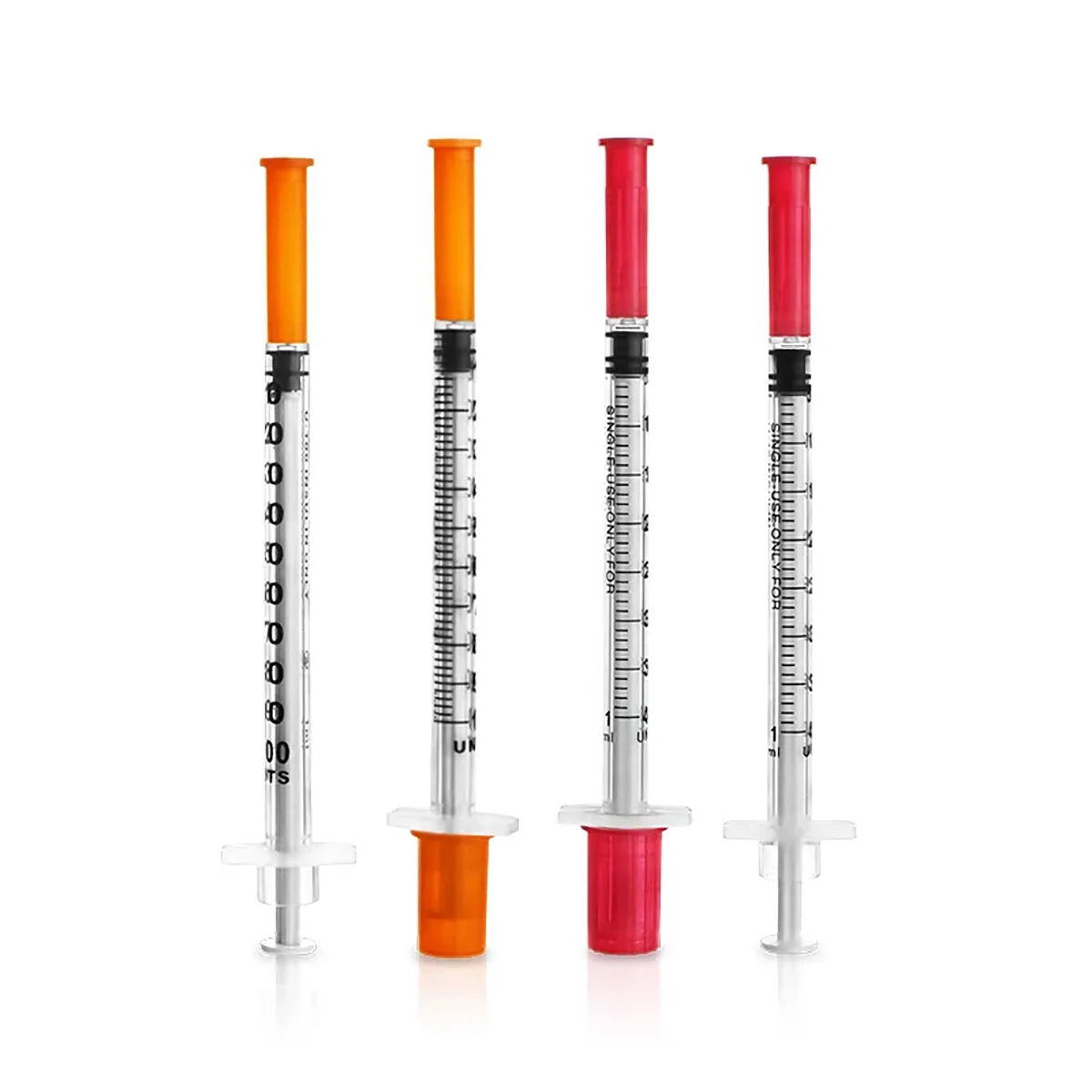 Hot Sale Medical 0.3cc 0.5cc 1cc Disposable Insulin Syringe