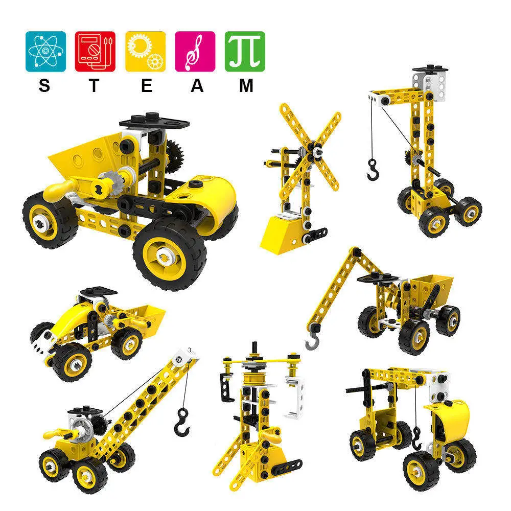 Hot Sale Kids Stem Toys Educational DIY Building Kit Soft Rubber Assemble Building Block Toys