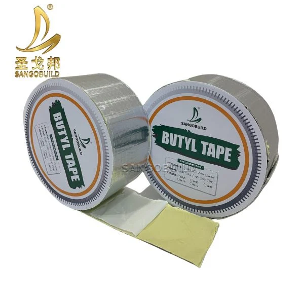 Waterproof Outdoor Single Sided Self-Adhesive Aluminum Foil Repair Butyl Tape