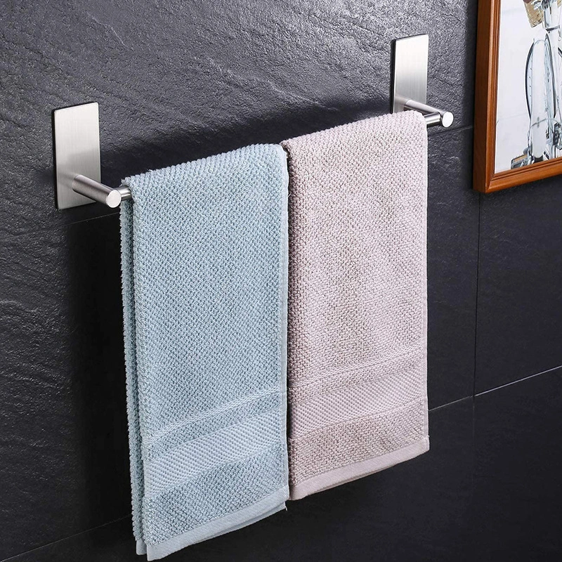 Hot Sale 40cm Adhesive Bathroom Towel Hanger Bar Towel Rail Rack for Bathroom Kitchen Multi Purpose