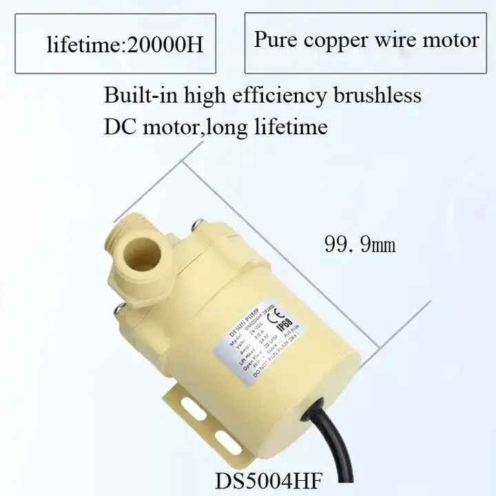 OEM ODM para alta temperatura 100 grados centígrados la bomba de agua purificador de la FDA CC 12V 24V