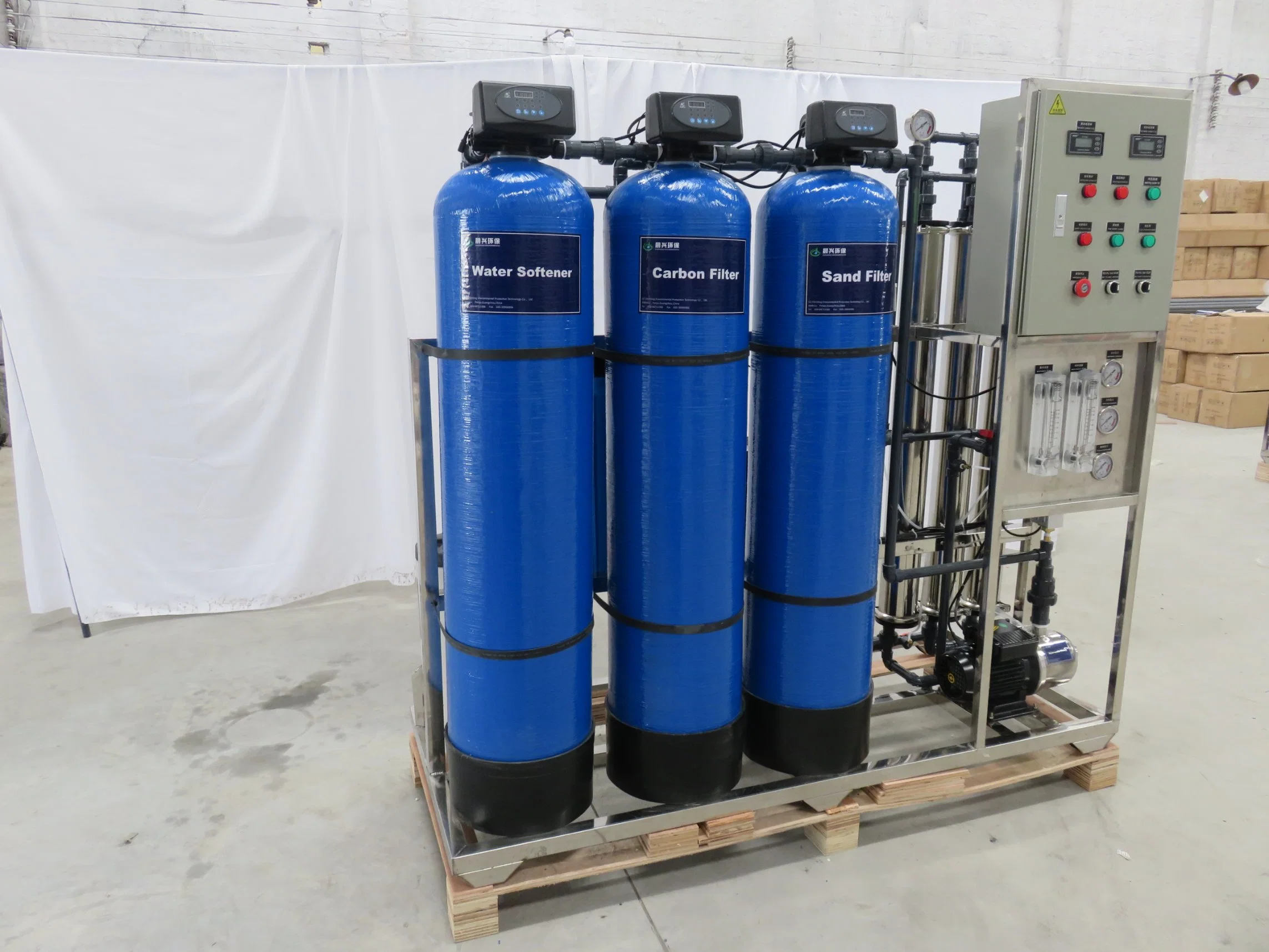 Industrial Reverse Osmosis System Drinking Water Purified Dispenser Filter Plant