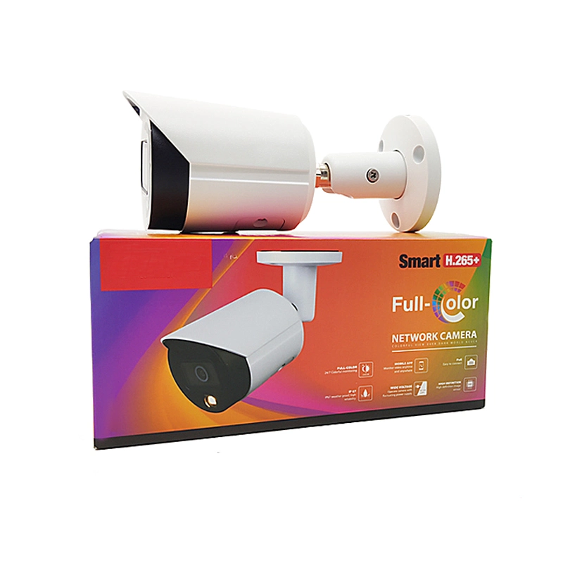 Built-in Mic 2MP Full Color Night Vision Poe IP Security CCTV Camera with After-Sales Support