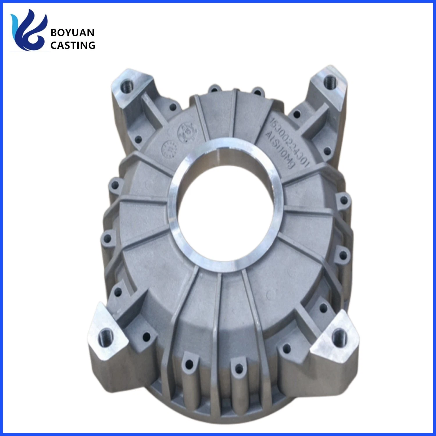 Aluminum Die Casting Electric Motor Housing by Low Pressure Die Casting