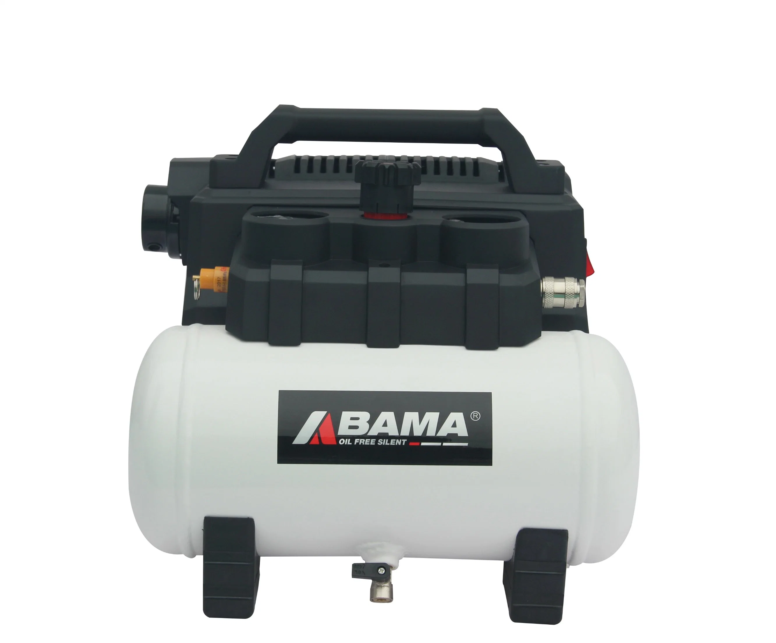 1.5HP, 6L Mini Air Compressor, Compact Air Compressor, Portable Air Compressor, Oil Free Silent Air Compressor, Oil-Less