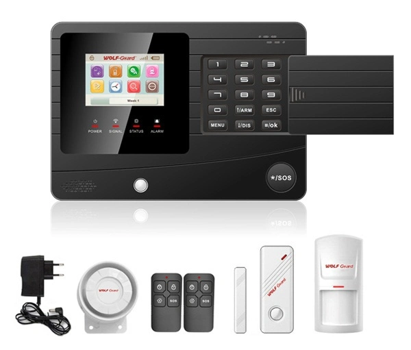 GSM Home Security Burglar Alarm System with Color Screen