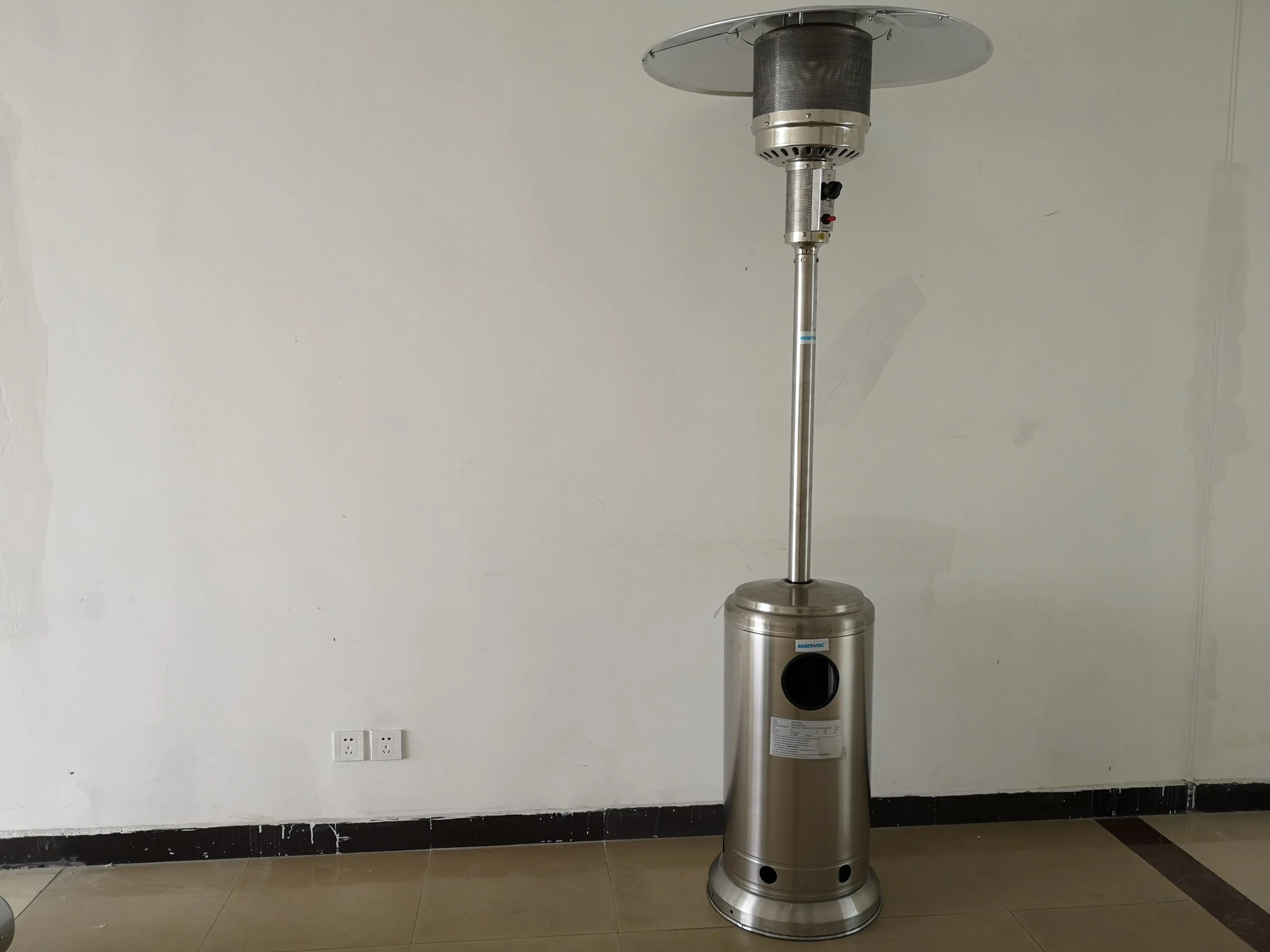 Standing Serviceable Outdoor Mushroom Type Natural Gas Patio Heater