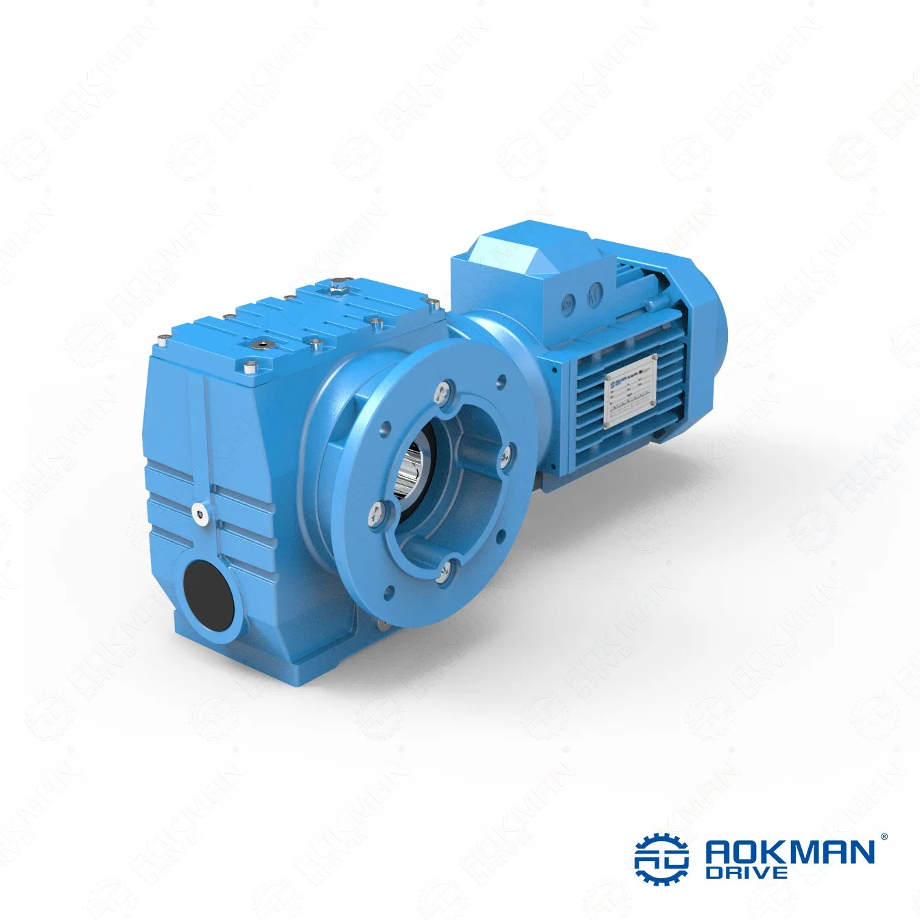 El cliente ha diseñado la potencia del motor con potencia nominal de 0,18 KW~22kw helicoidal de la serie S de los Motores de engranaje helicoidal