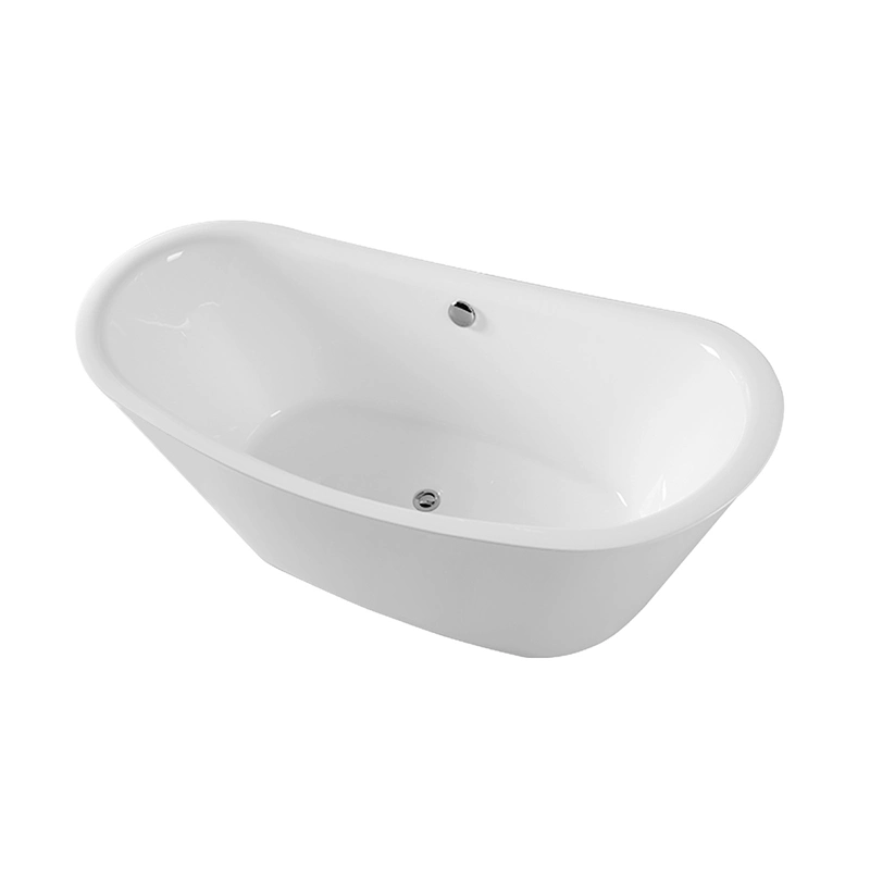 Modern Luxury Double Deep Acrylic Deep Freestanding Bathtub