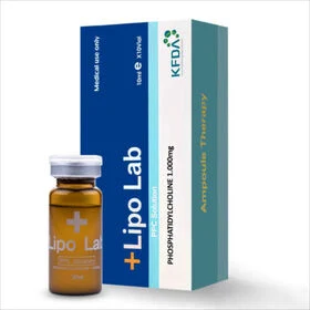 Korea 10ml Lipo Lab lipolytische Lipolyse PPC-Lösung Original-Kabelline Fat Auflösung Lose Weight Kabelline'Face Body Fat Lösen Sie die Limonflasche