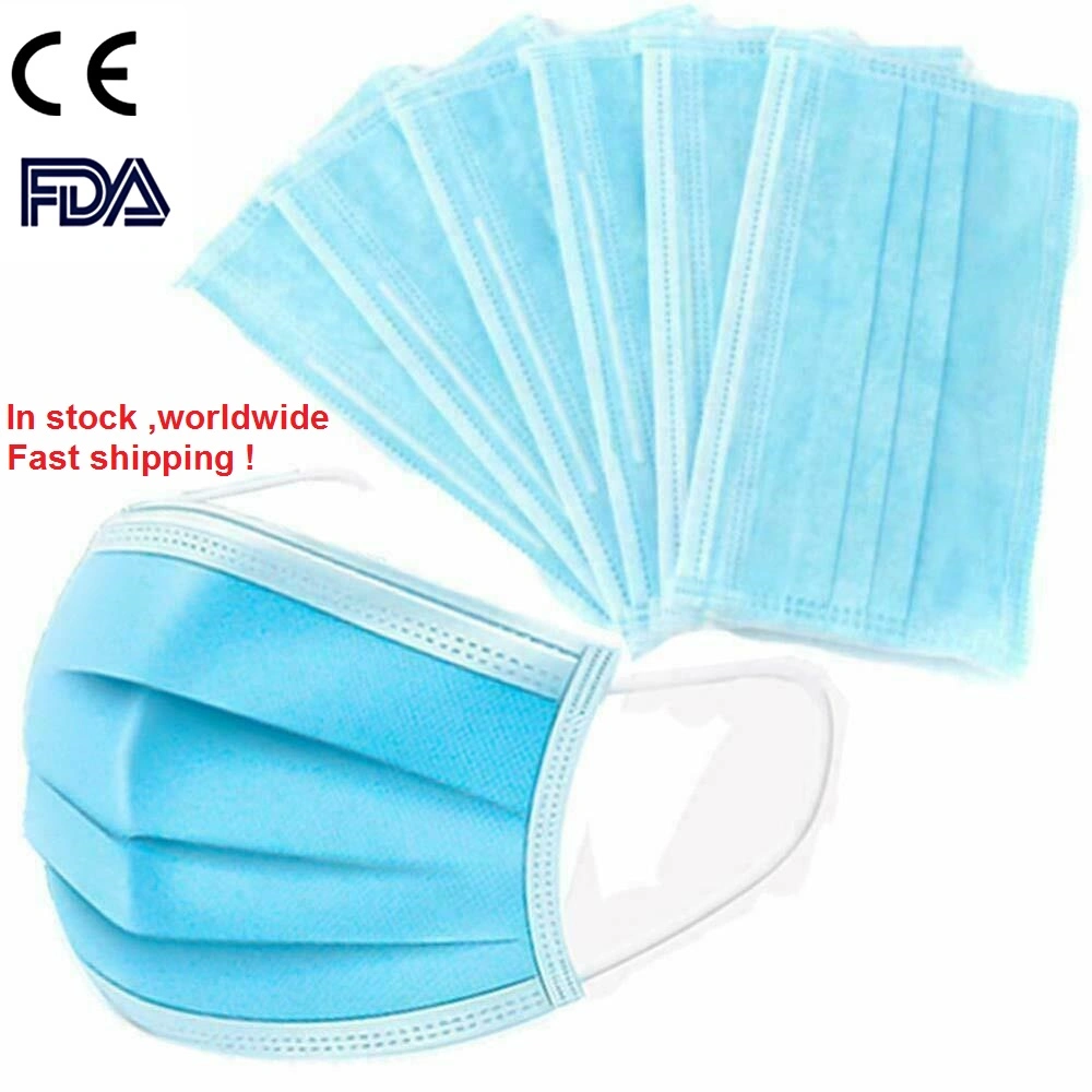 High quality In Stock Fast Shipping  Disposable Non-Woven  Face Mask for individuals (Face Mask)