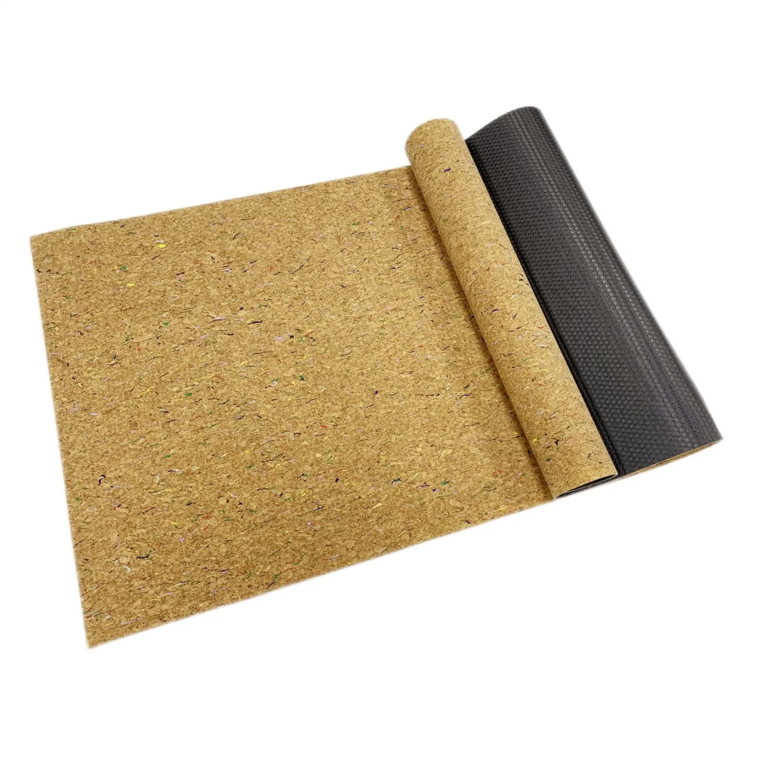 Extra Soft Best Selling PVC Material Anti Slip Eco Friendly Cork Yoga Mat Custom with Logo