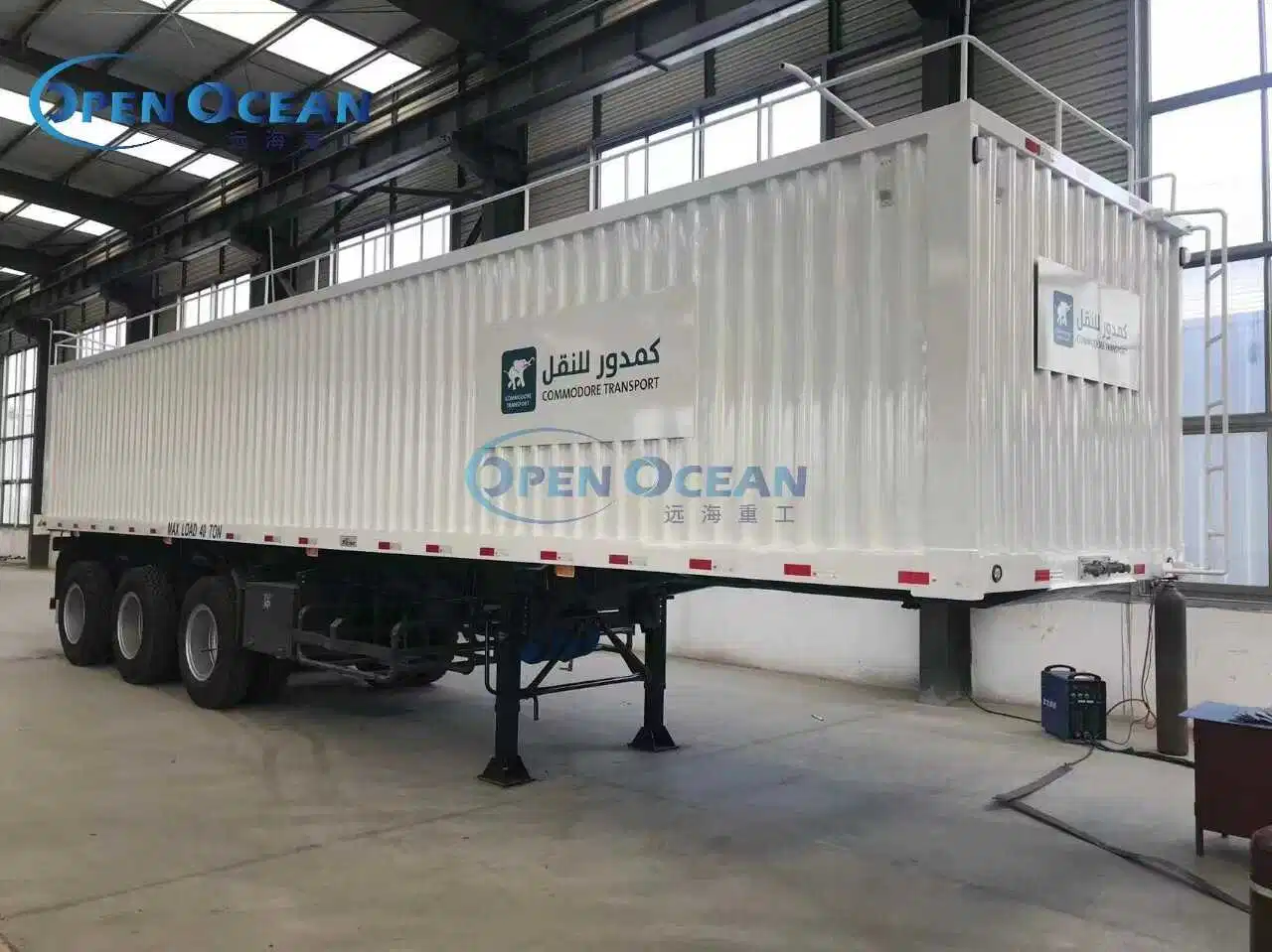 ISO CCC Approved 2/3/4 Axles Dry Box Cargo Freight Van Truck Trailer for Sale