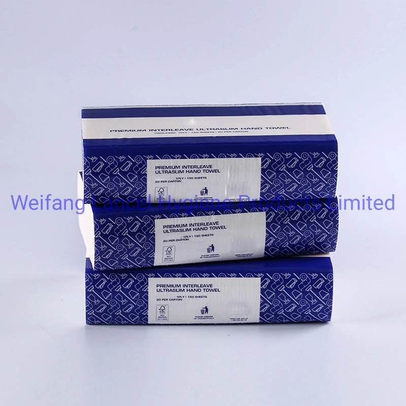 Fold Tray Disposable Interfold Tissue Hand Paper Towel