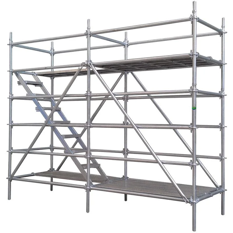 Hotel Building Scaffolding System Construction Metal Scaffold Set OEM