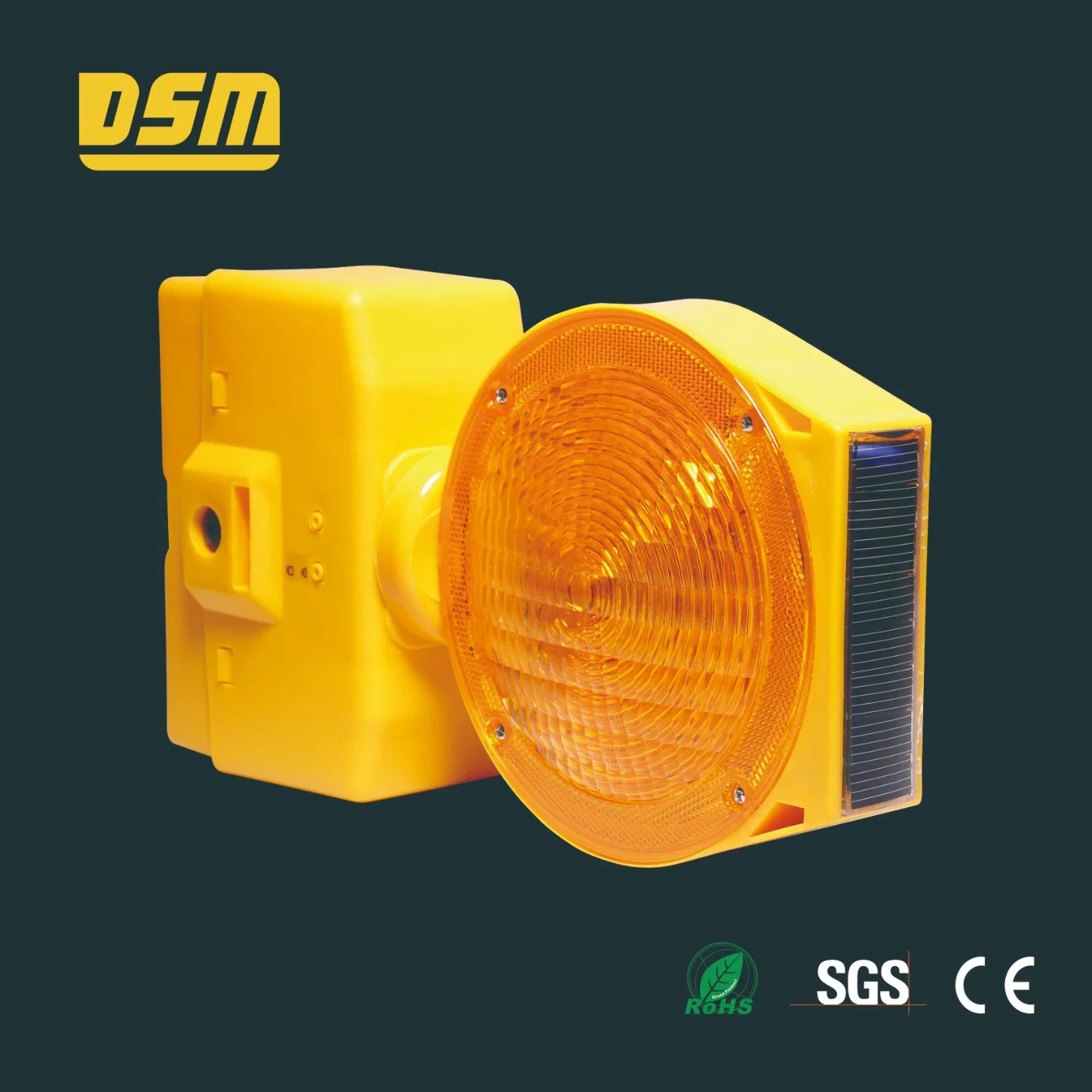 RoHS Approved Southeast Asia Dsm Traffic Barricade Road Block Light Control Solar Warning Lamp