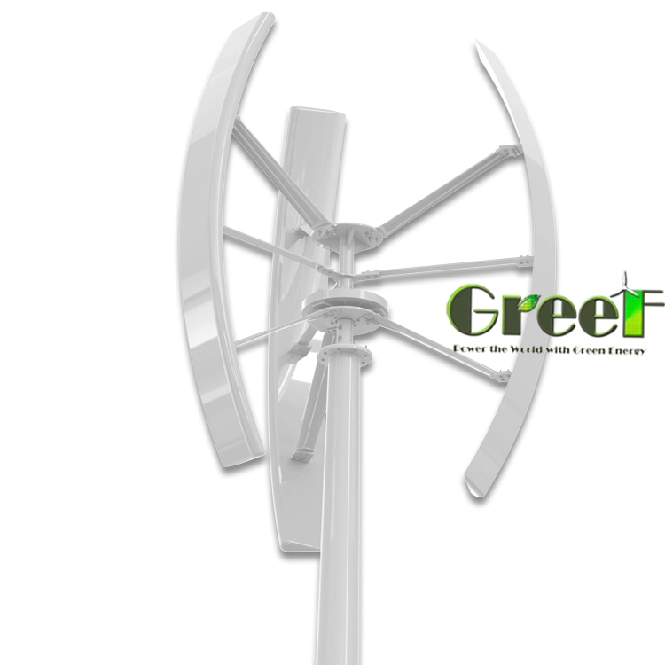 3kw Home Windmill Domestic Low Speed High Efficiency Vertical Wind Turbine