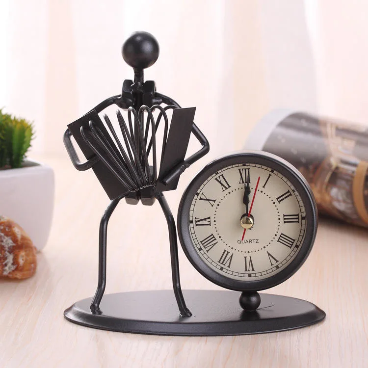 Good Quanlity Novelty Metal Desk Clock