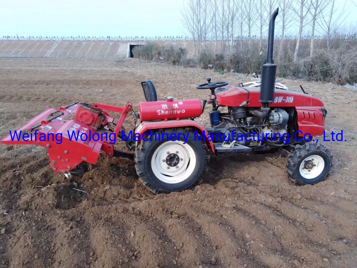 Tractor agrícola con 30CV del motor 3 cilindros lanza giratorio de 140cm.