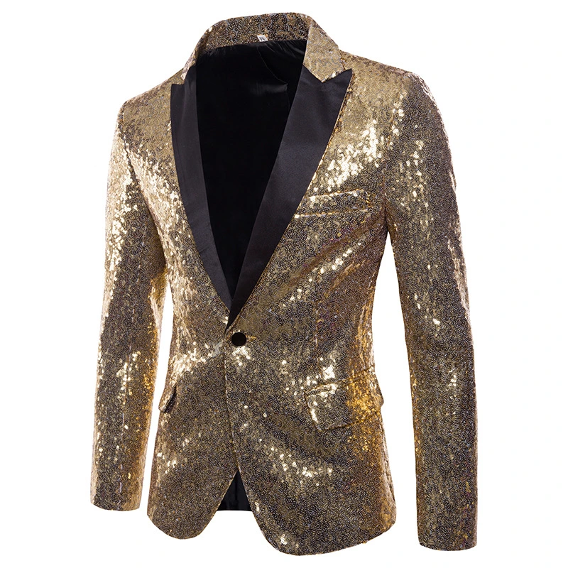 Top Quality Sequin Mens Business Suits