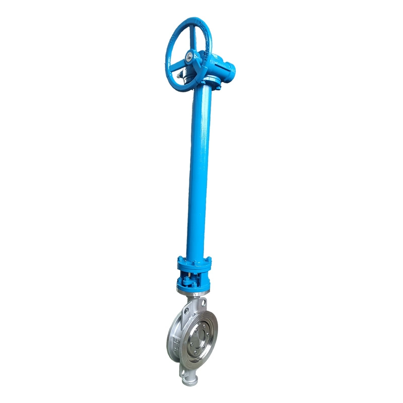 D373W-16p DN150 SS304 High Performance Butterfly Valve Extended Stem