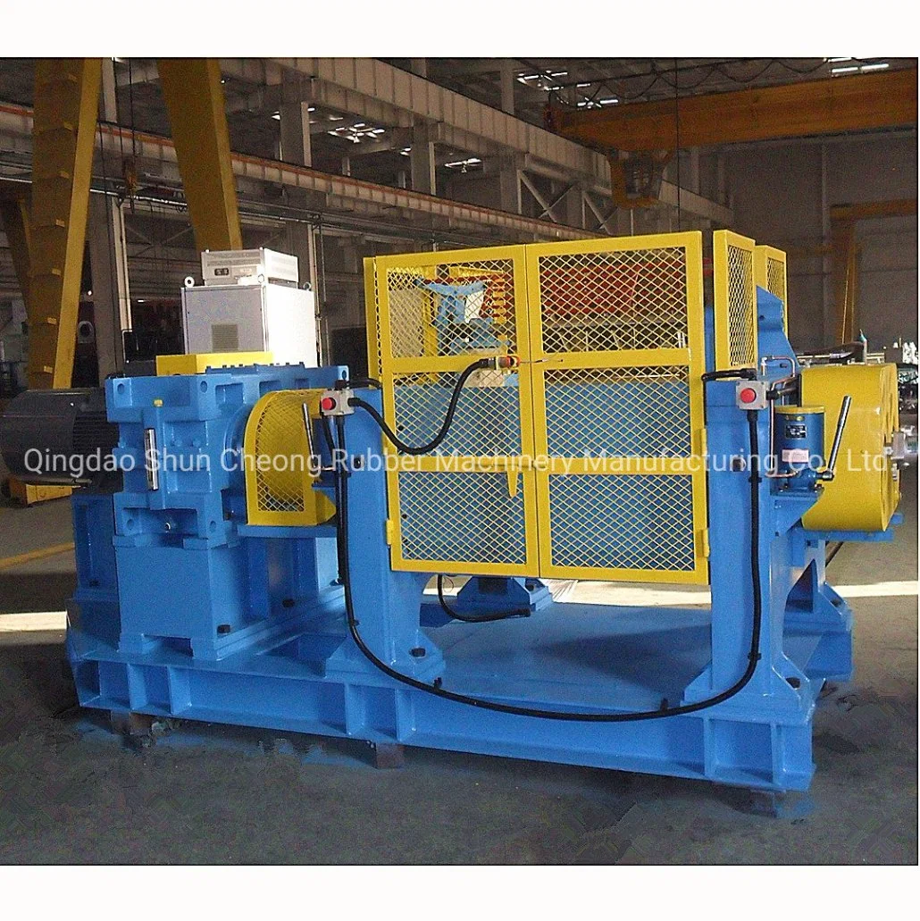 Silicone Plastic Granule Process Two Roller Rubber Open Mixing Mill Machine