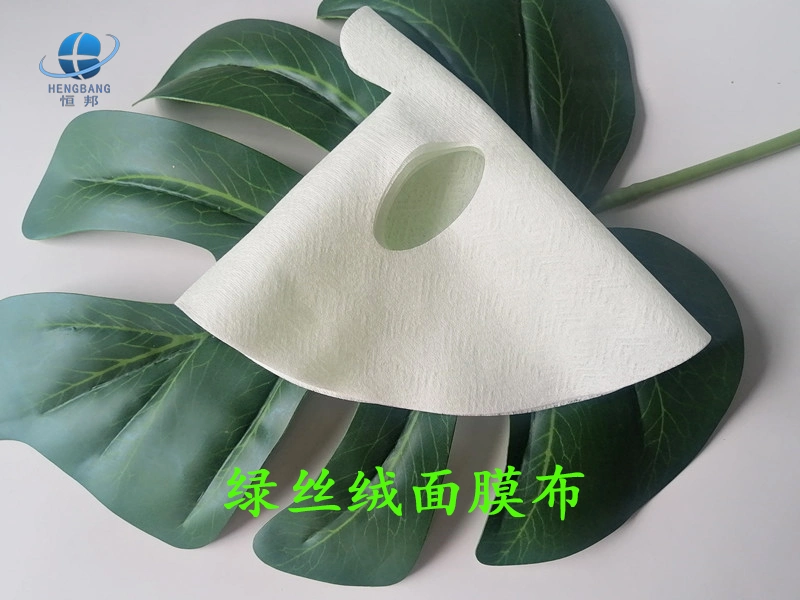 OEM Natural Botanic Fiber Non Woven Fabric Facial Mask Sheet (40GSM)