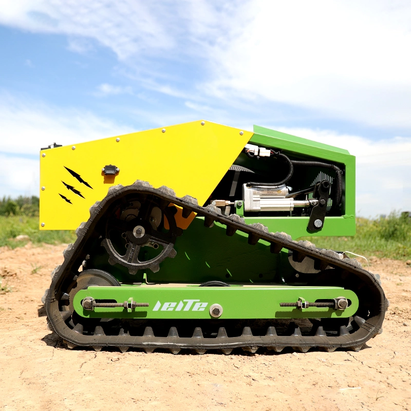 Máquina de corte de relva todo-o-terreno com aprovação CE de alta qualidade Roçadora Agricultura controlo remoto elétrico robô de IA multifuncional com controlo remoto Corta-relva baixo Pric