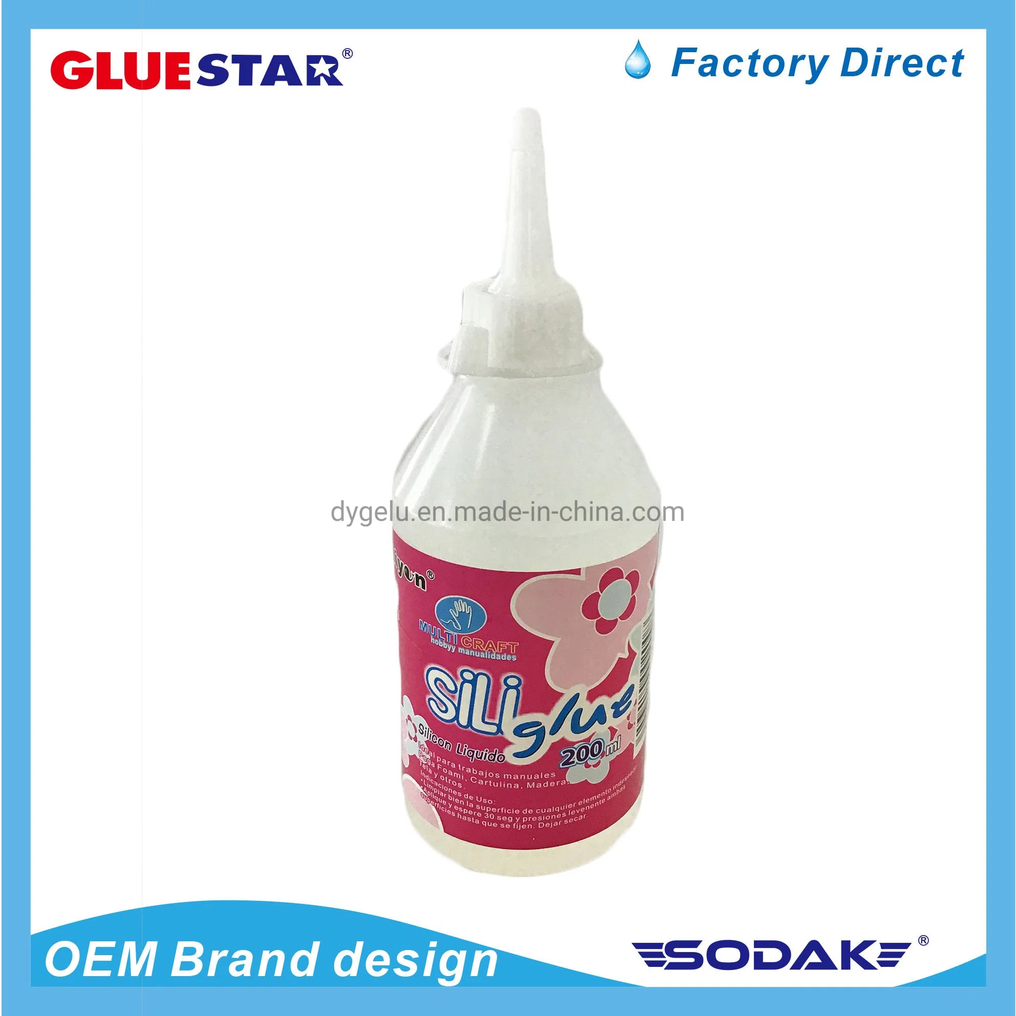 100ml Alcohol Glue Non-Woven Fabric Handmade Transparent Soft Kids DIY Photo Super Glue