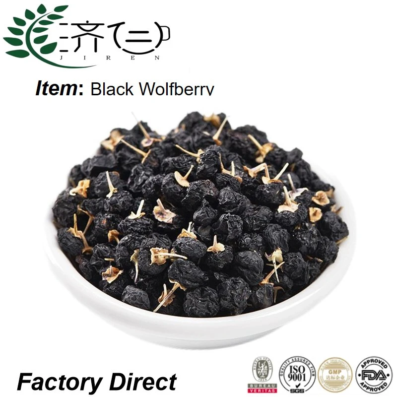 Fructus de hierbas chinas Negro Wolfberry Natural secado Lycium Ruthenicum Negro Goji