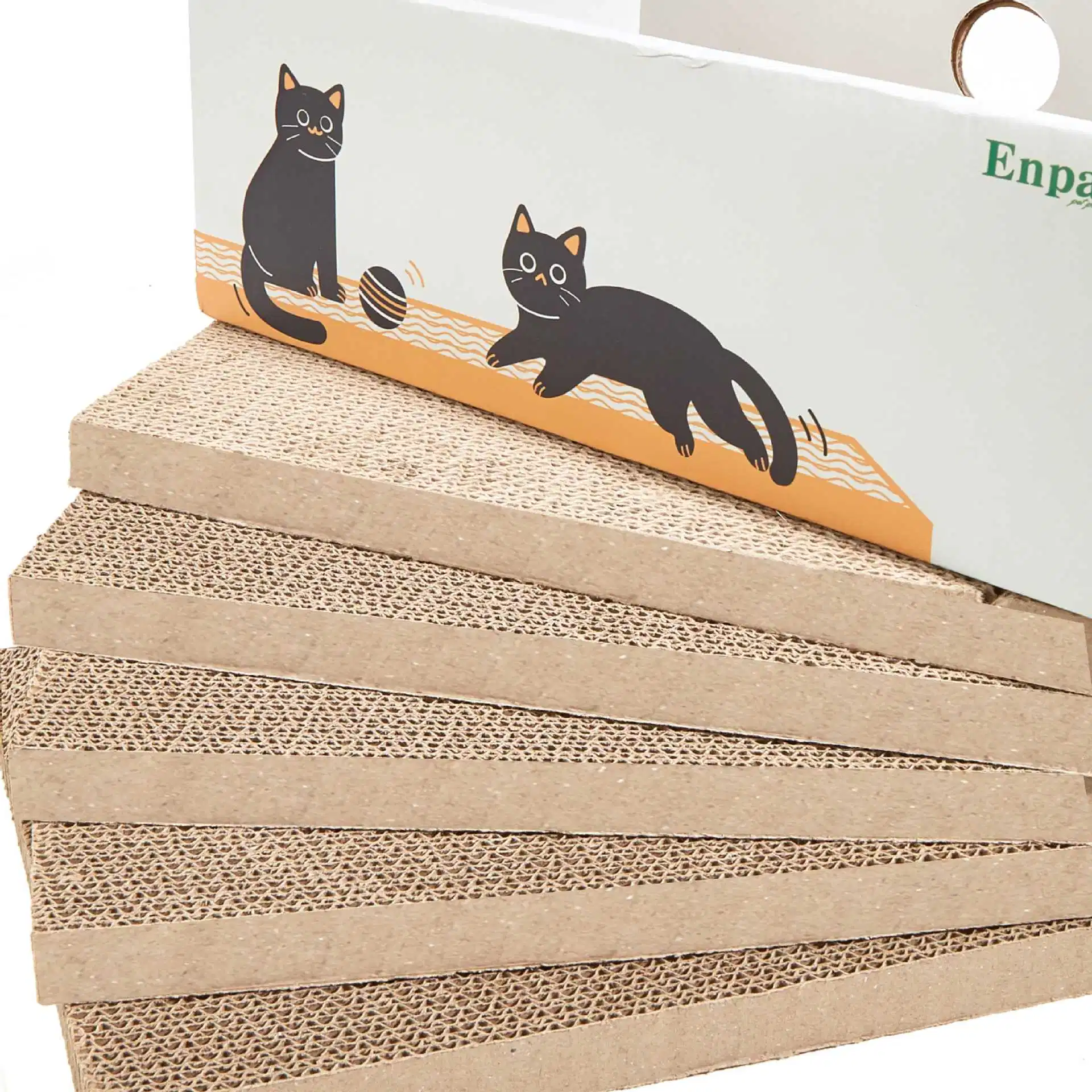 Customized Printed Five-in One Wear-Resistant Cat Scratching Paperboard