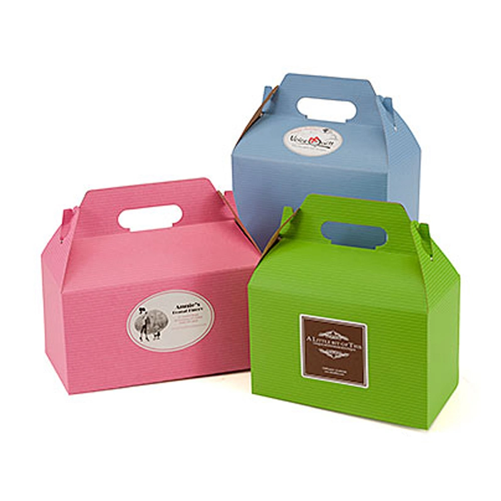 OEM Colored Printed Paper Corrugated Packaging Box Carton with Handle