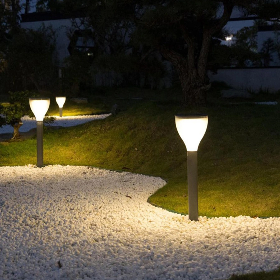 43 R 6W Blanc Chaud aluminium palet de basse tension de l'acrylique Cat de la queue en forme de danse 96 LED 7 Lanterne solaire avec ampoule Jardin lumière