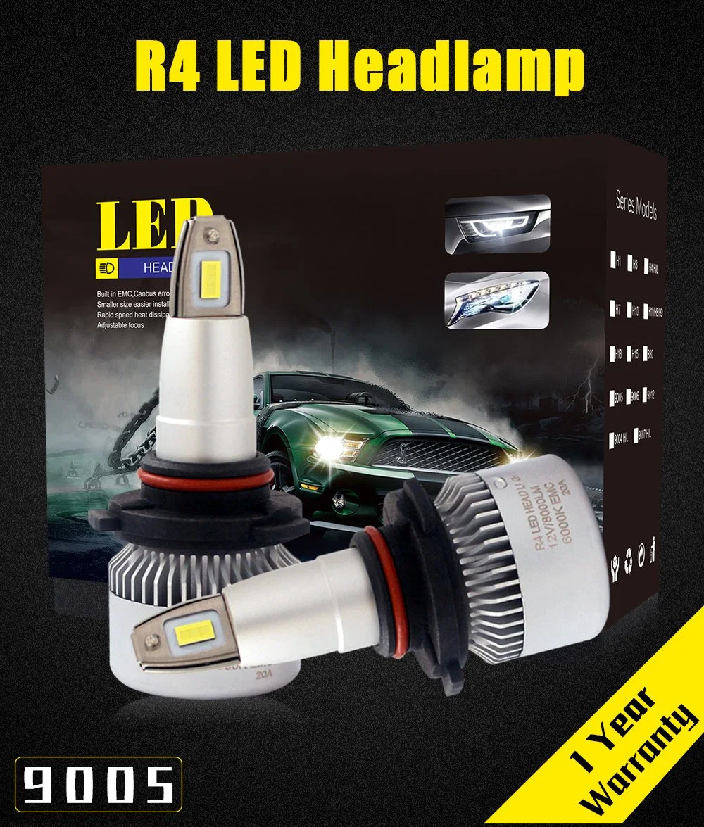 Heißer Verkauf gute Qualität Turbo LED hohe kosteneffiziente Mini-Größe Versandkosten sparen 12-24V 6000K Weiß H1 H3 H7 H8 H9 H10 H11 9005 9006 880 H4 H13 9004 9007