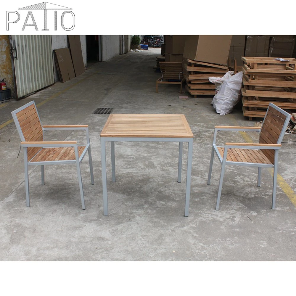 All Weather Aluminum Outdoor Restaurant Table Chair Combination Garden Furniture Set