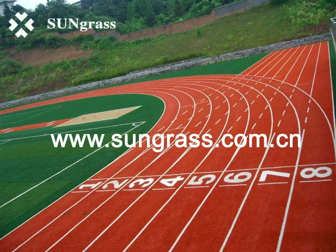 School Runway Grass Dedicated Artificial Grass Synthetic Grass Fake Grass for Playground or Gym Equipment