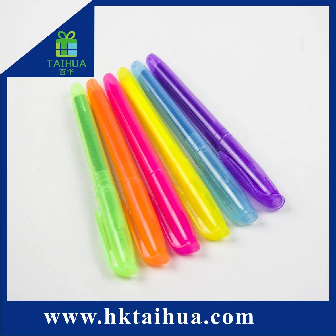 Hot Sale Colorful Highlighter Marker Pen with Custom Logo