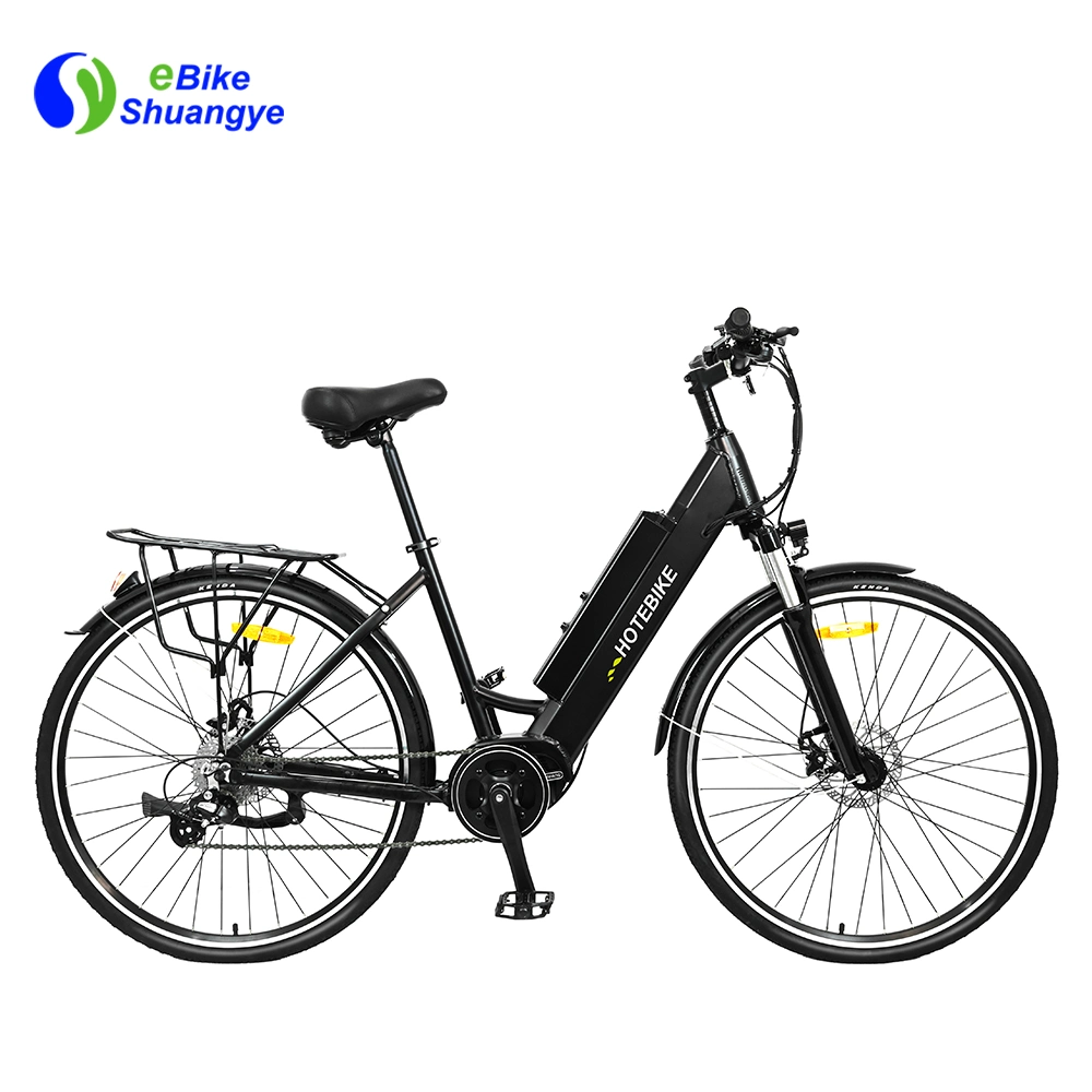 Bicicletas ebikes para adultos bicicleta eléctrica 350W 500W 750W 1000W 60km 25-45km/H aleación de aluminio Shuangye o Hotebike OEM bicicleta de montaña eléctrica EBike MID Drive