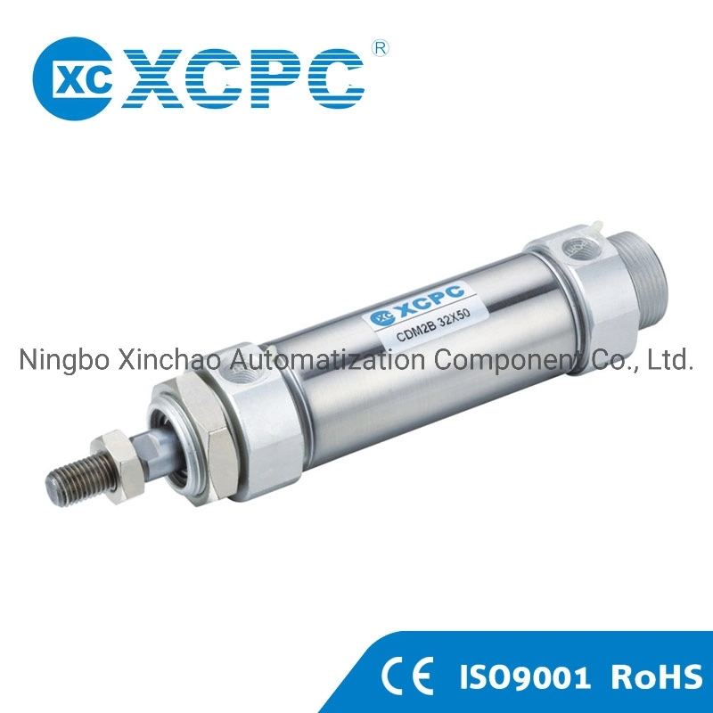 Pneumatic Manufacturer CDJ2 Stainless Steel Double Action Mini Piston Cylinder with Magnet