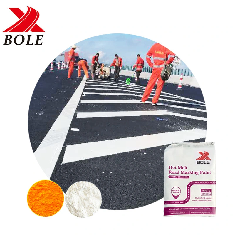 No Discoloration Hot Melt Road Line Marking Paint Resin