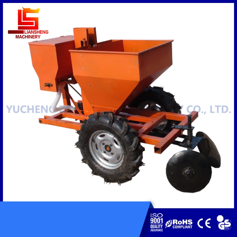 Potato Planter Can Complete Fertilization, Sowing, Ditching and Covering Soil. Drip Irrigation, Seat Chair, Plastic Film Covering Equipment Is Optional