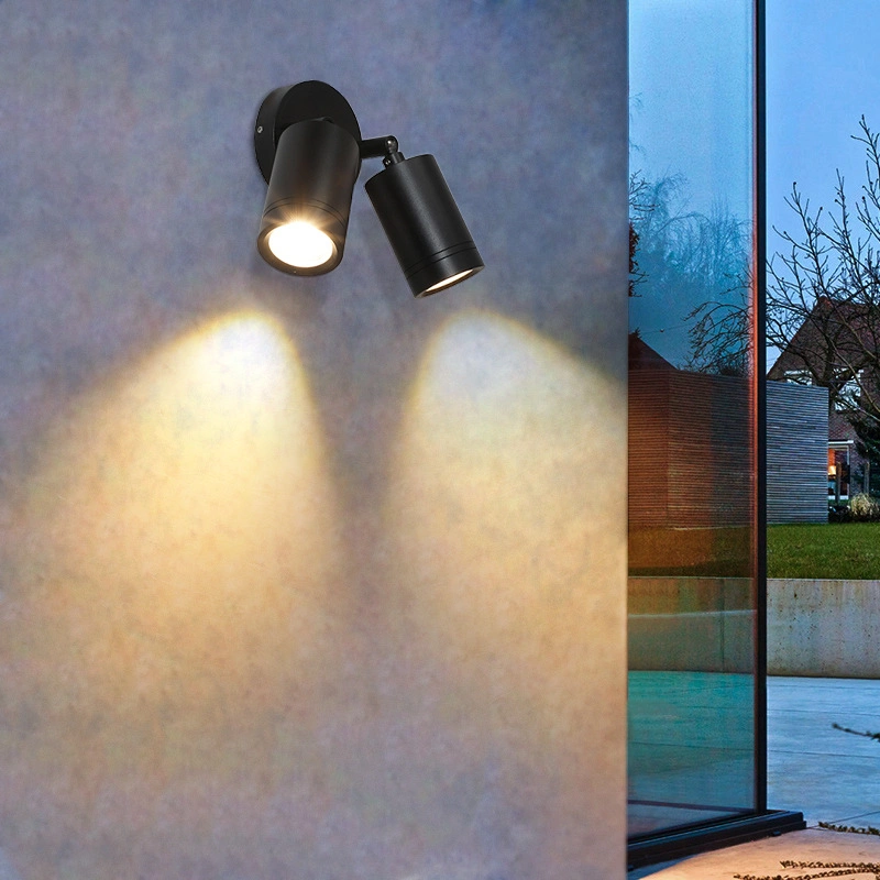 LED Modern IP65 ángulo ajustable exterior impermeable 5W COB paisaje Aplique de jardín