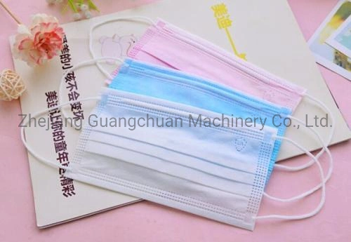 High Output Medical Disposable Non Woven Flat Mask Machine
