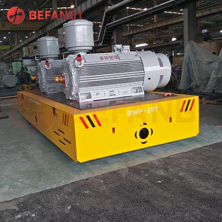 Heavy Duty Electric Platform Carrying Capacity 10-15 Tons for Transformers Handling System