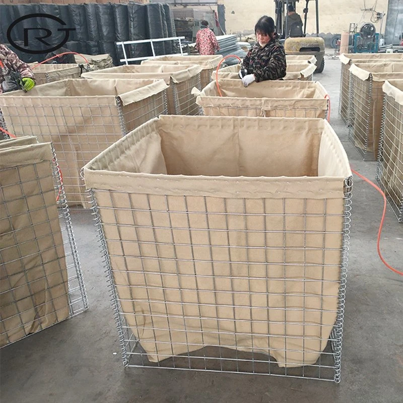 Military Defensive Barrier Hesco Gabion Barrier with Geotextile