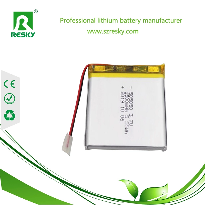 Batterie rechargeable Lipo 505050 1500mAh 3,7V pour appareil numérique