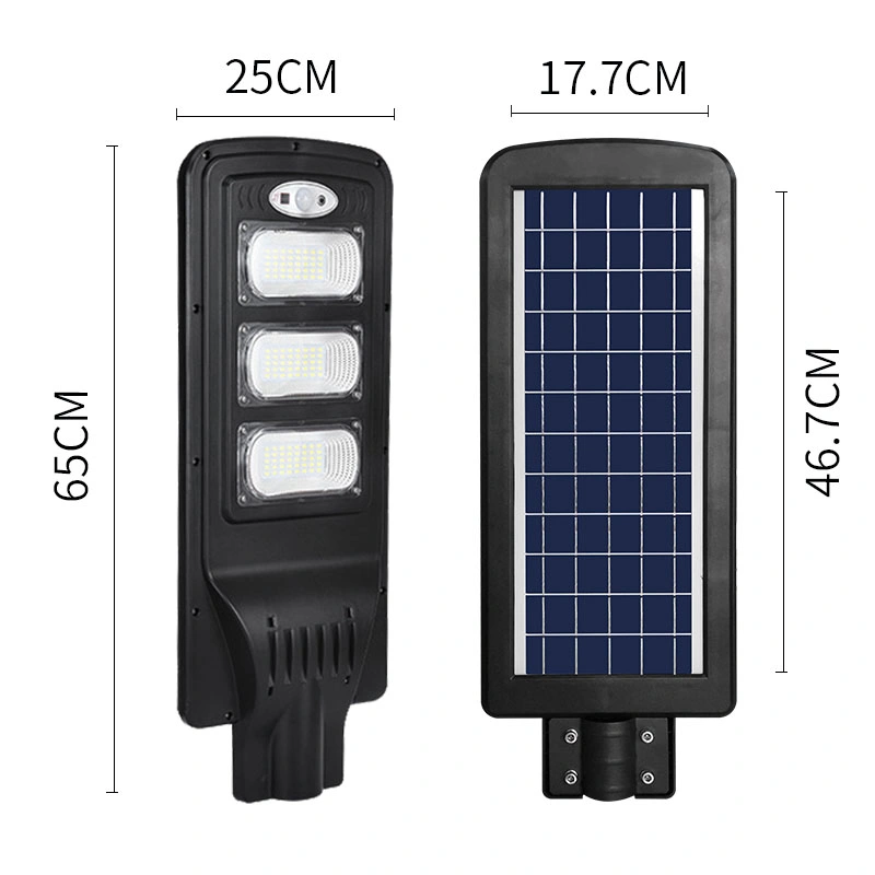 80W haute décoration de la lumière de l'Énergie de l'enregistrement système de puissance ABS tous dans une rue lumière solaire intégré, extérieur étanches IP65 des feux de carrés, 20W 40W 60W Lampes à LED