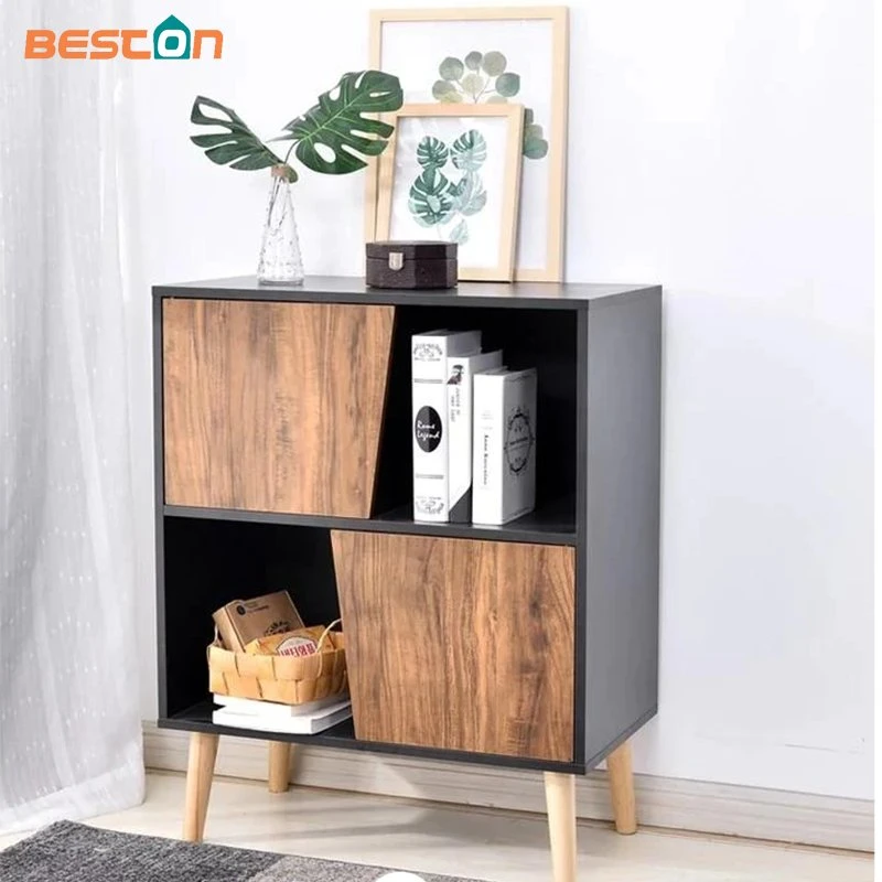 Living Room Wooden Storage Cabinet Maple TV Stand Cabinet Side Table